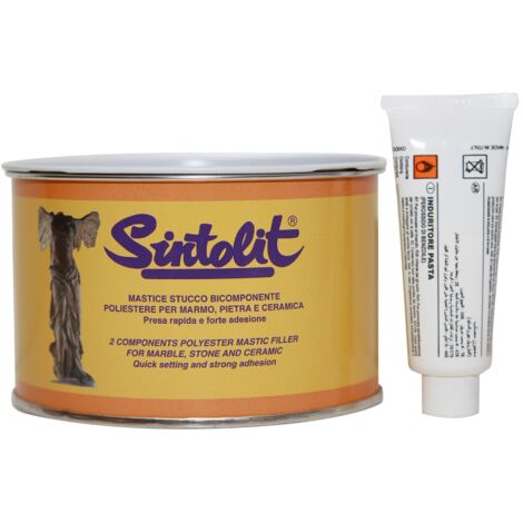 Sintolit LIT175 Mastice Stucco per Marmo, Bianco