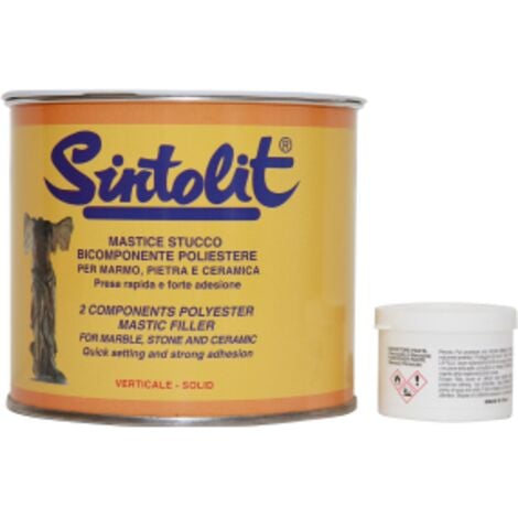 Sintolit mastic vertical 750 ml mastic marbre blanc pierre cA ramique
