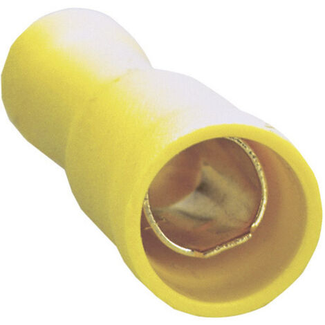 Sinuslive Car HiFi Rundsteckerhülse 10er Set 6 mm²  6 mm vergoldet