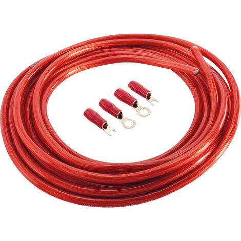 Sinuslive Car HiFi Stromkabel-Set  16 mm²   vergoldet