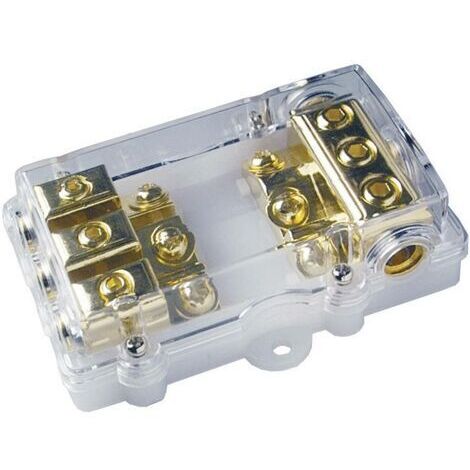 Sinuslive M-ANL-3/3 porte-fusible Mini-ANL noir 3 entrées
