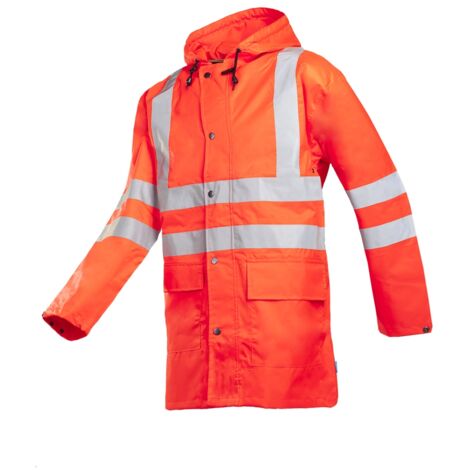 SIOEN Warnschutz-Regenjacke MONORAY Leuchtrot 100%PES Gr. 2XL