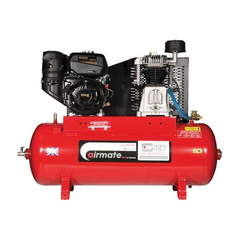 SIP - 04331 ISKP7/150-ES 7HP Super Petrol Compressor with 150LITRE Air Receiver