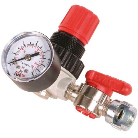 SIP 1/4" Micro Side Regulator - L7.5 x W9 x H8 cm
