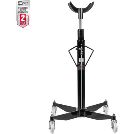 SIP 1 TON Heavy-Duty Transmission Jack w/ Adaptor - L34.5 x W150 x H28 cm