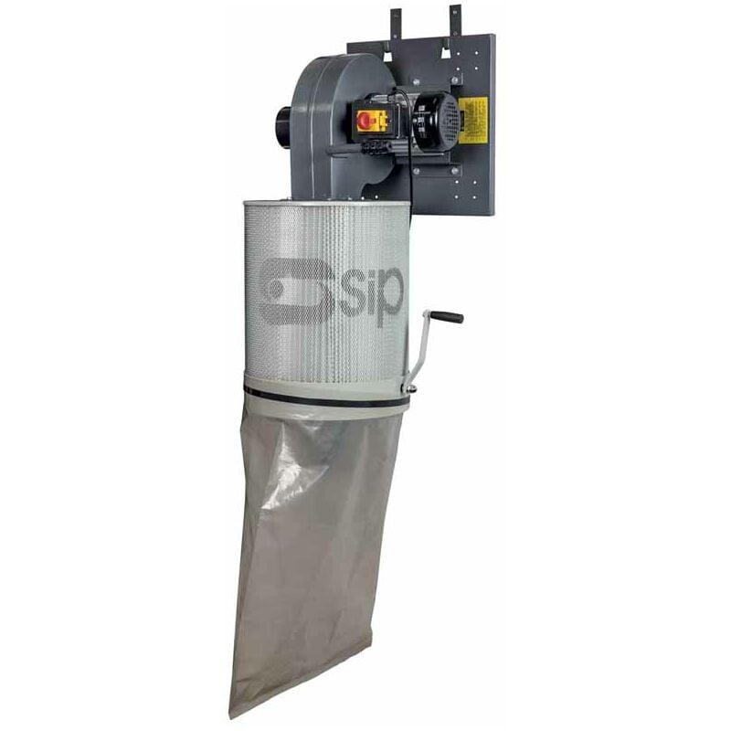 SIP - 1HP Wall Mount Single Cartridge Dust Collector - L1600 x W550 x H500 mm