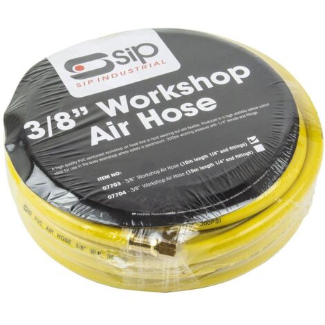 SIP 3/8" 10mtr PVC Workshop Air Hose - L27 x W27 x H7 cm