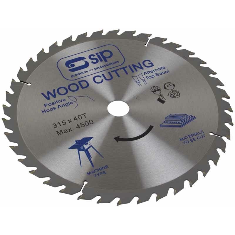 SIP - 315mm x 30mm tct 40T Circular Saw Blade