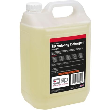 SIP 5ltr Valeting Detergent - L13 x W18 x H28 cm