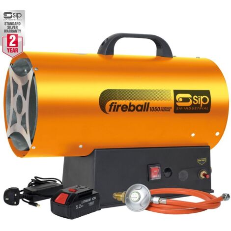 SIP FIREBALL 1050 Cordless Propane Heater