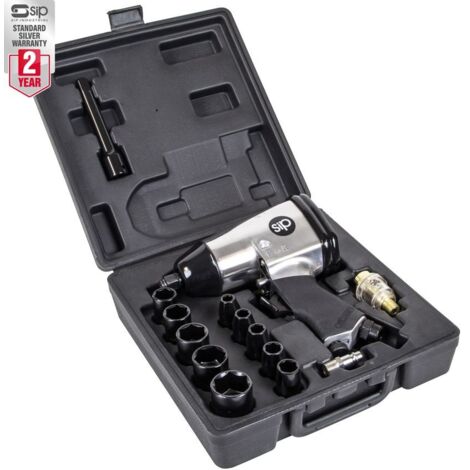 SIP SIP 1/2" 17pc Air Impact Wrench Kit