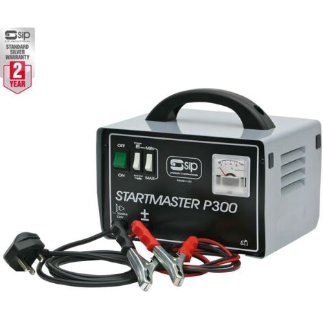 SIP STARTMASTER P300 Battery Starter Charger - L26 x W29 x H21 cm