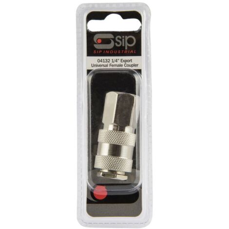 SIP Type 25 Euro Coupler 1/4" BSP Female Thread - L3 x W4.5 x H14 cm