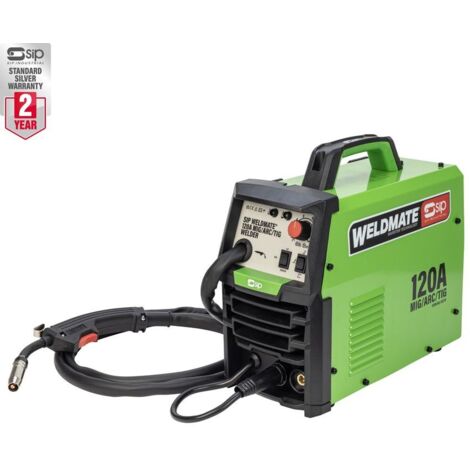 SIP Weldmate 120A MIG/ARC/TIG Welder - 05731