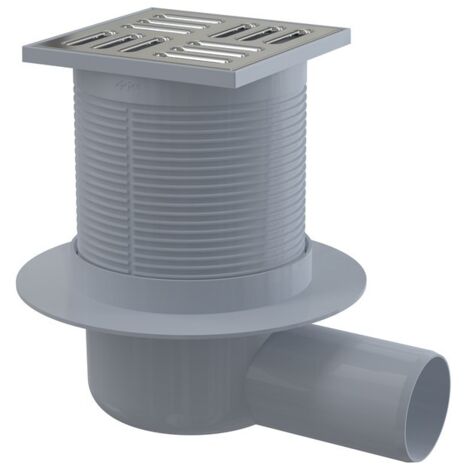 SIPHON 105 X 50 SOL BALANCE DROIT EN ACIER INOXYDABLE DE DOUCHE EXTRA PLAT BONDE D'ÉCOULEMENT DE BAIN ALCADRAIN APV31