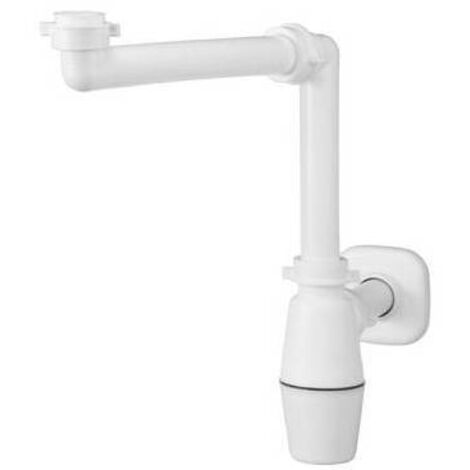 Siphon à bouteille peu encombrant pour lavabo