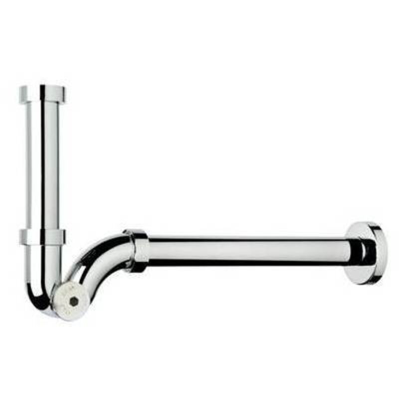 Siphon abs « s » avec détails en laiton