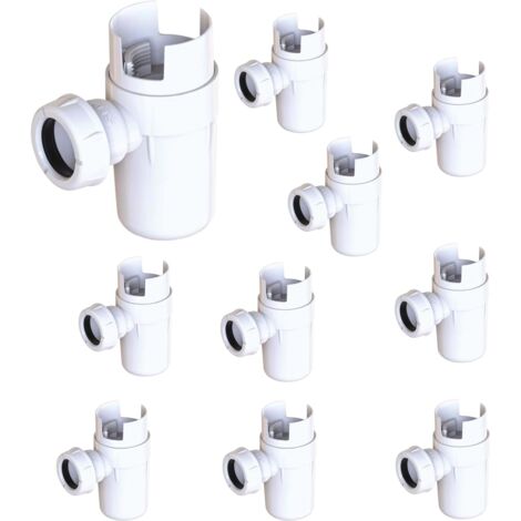 Siphon avec déflecteur, normalisé N, avec déflecteur - lot de 10