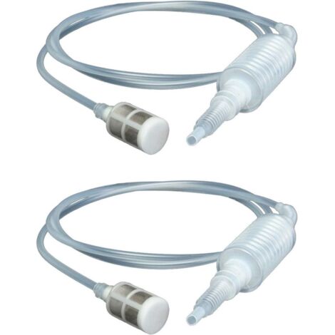 Siphon avec Pompe et Filtre pour Aquarium - Pour Changement d'Eau Facile et Nettoyage de Gravier - Tuyau avec Préfiltre Anti-Bouchage