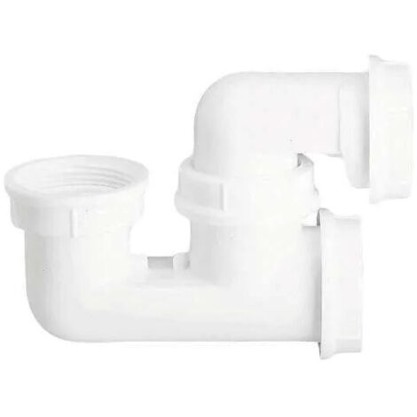 Siphon baignoire orientable 40 mm – Sortie horizontale – Bouchon de visite intégré – Débit 55 l/min – Norme NF EN 274 – SAS