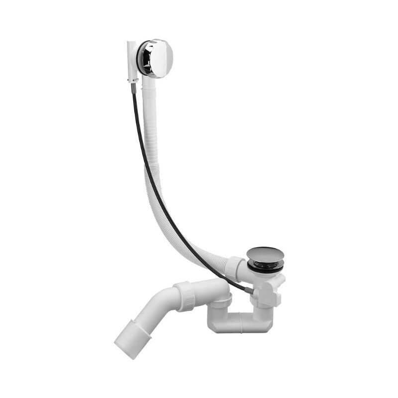 Siphon Bonde automatique avec trop plein pour baignoire à porte avolia et adelaide