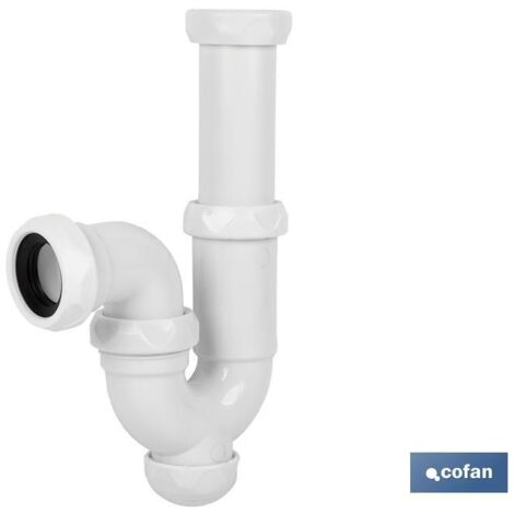 Siphon Courbé Avec Sortie Ø32-40 Et Raccord 1 1/2