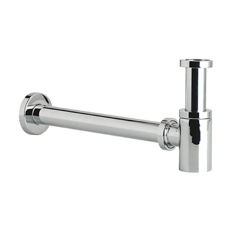 Rue Du Bain - Siphon Court Lavabo Design Totem Tubulaire - Laiton chromé