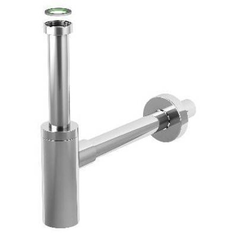 Siphon d’ameublement pour lavabo inox mater