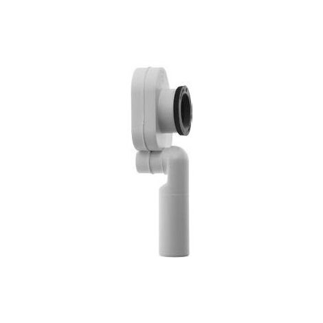 Siphon d'aspiration blanc, sortie verticale à l'intérieur DURAVIT