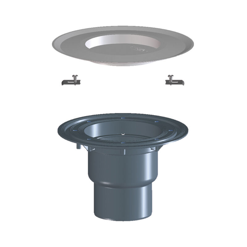 Siphon de balcon et de terrasse DN75/110 vertical