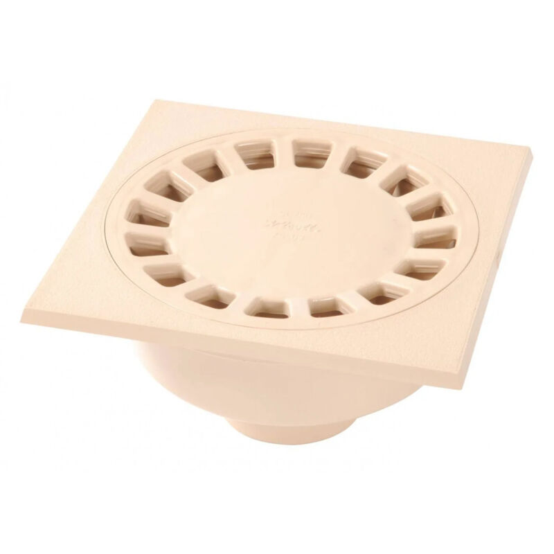 Nicoll - Siphon de cour à emboiture extérieure 200x200 sable sortie 63/75