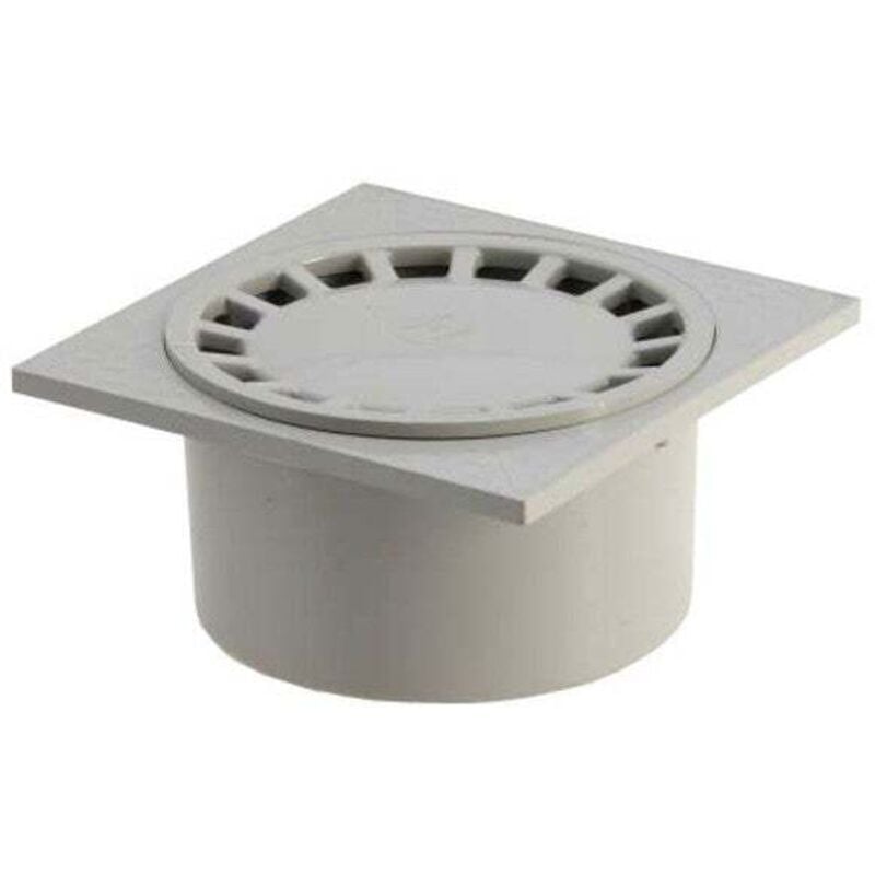 Siphon de sol pvc 250 x 250 - gris - Girpi
