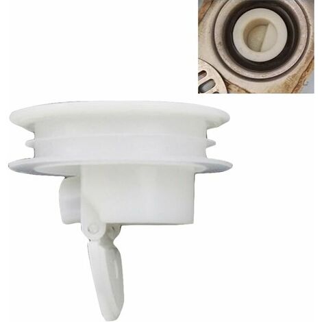 Siphon de douche anti-odeur pour siphon de sol de douche, filtre de vidange de salle de bain, filtre de vidange d'eau Plug and Play (33–45 mm)