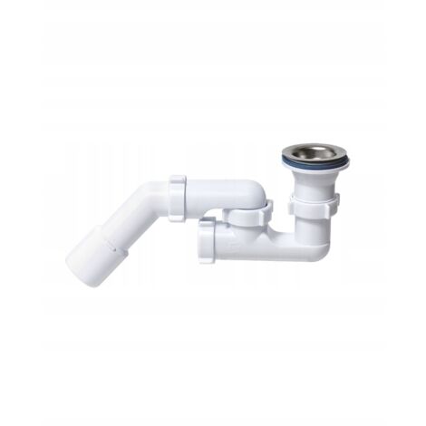 Siphon de douche avec crépine métallique fi40