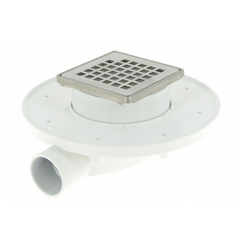 Siphon de douche Docia xs avec grille et cadre Inox 304 Nicoll