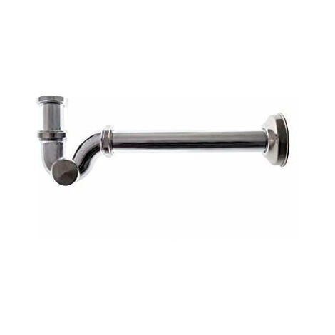 siphon de drainage en laiton chromé 1.1 / 4 "s pour lavabo de lavabo bidet