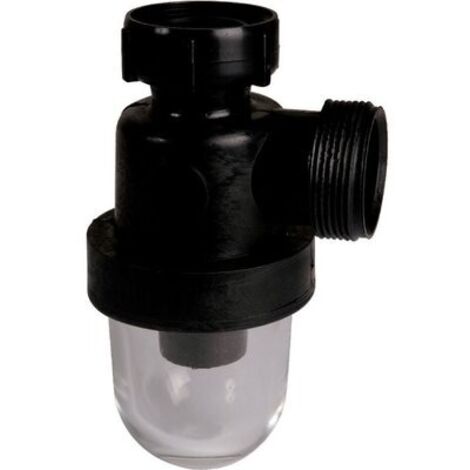 siphon de laboratoire à culot en verrou