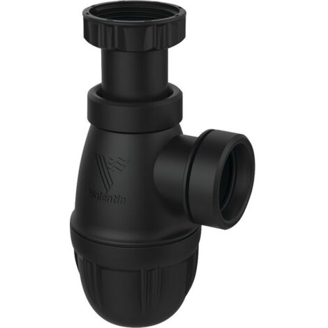Siphon de lavabo CONNECTIC en matières recyclées - diamètre 32 mm - Réglable 45 à 99 mm - Débit 45 l/min - Goodprint - Valentin