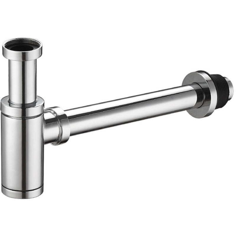 ZVD - Siphon de Lavabo en Acier Inox - Hauteur Réglable, Set de Siphon G114 pour Vasque et Lavabo