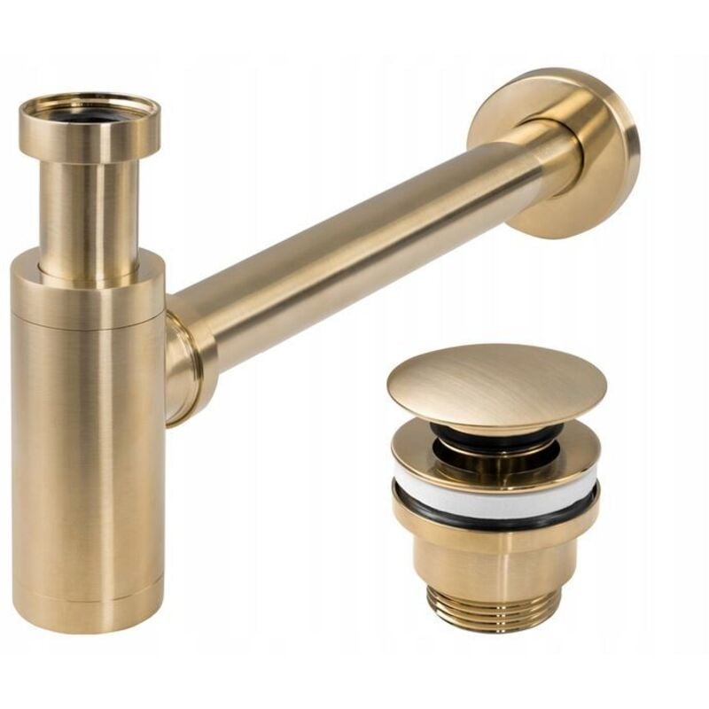 Siphon de lavabo gold mat REA