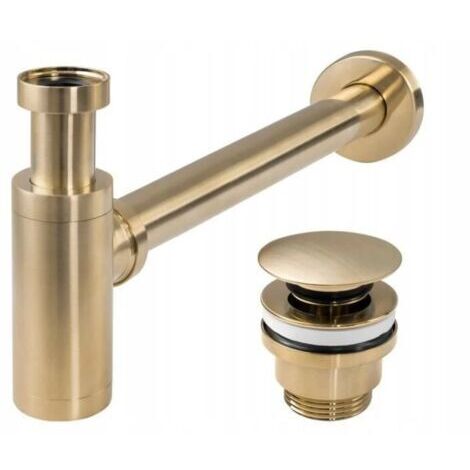 SIPHON DE LAVABO GOLD MAT REA