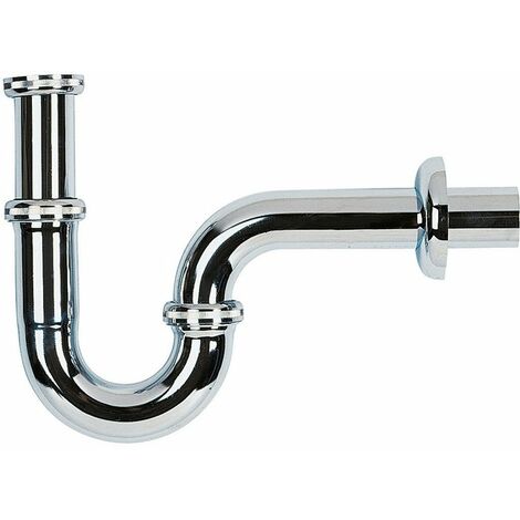 Siphon de lavabo laiton chromé réglable - 1'1/4 - diamètre 32 mm