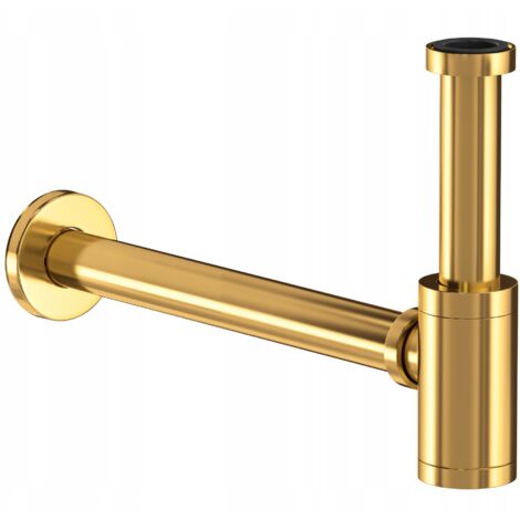 SIPHON DE LAVABO LAITON OR