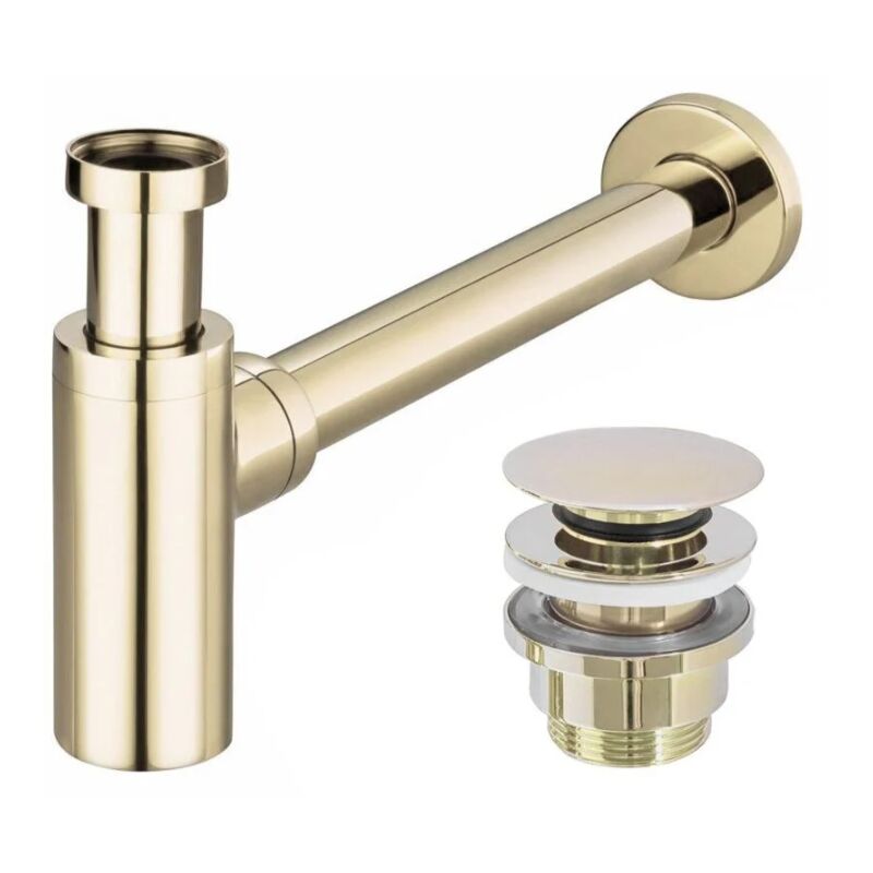 Siphon de lavabo REA gold