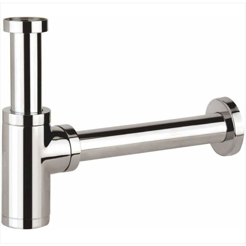 Csparkv - Siphon de Lavabo, Universel Syphon Design 1 1/4 x 32mm, Réglable Anti Odeur, Chromé
