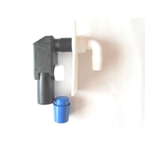 SIPHON DE LAVE-LINGE, ENCASTRÉ, BLANC - HJ/S2024