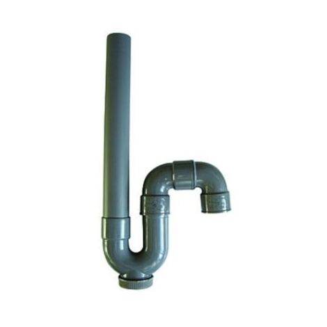 Siphon de machine à laver D.40mm Sortie verticale 2 coudes