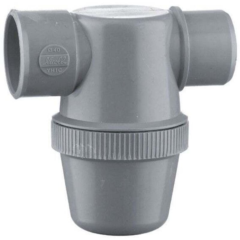 Girpi - Siphon de parcours en pvc à coller, mâle / femelle, D.32