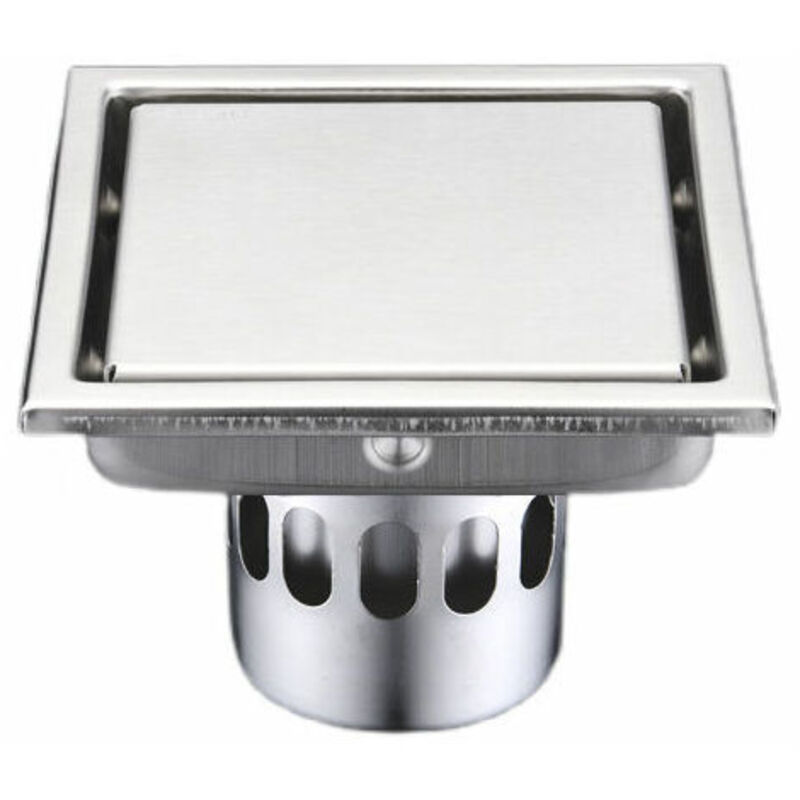 Soleil - Siphon de sol, anti-odeurs, anti-insectes, siphon de sol invisible, adapté é la cuisine de la salle de bain (grand diamétre invisible 110110)