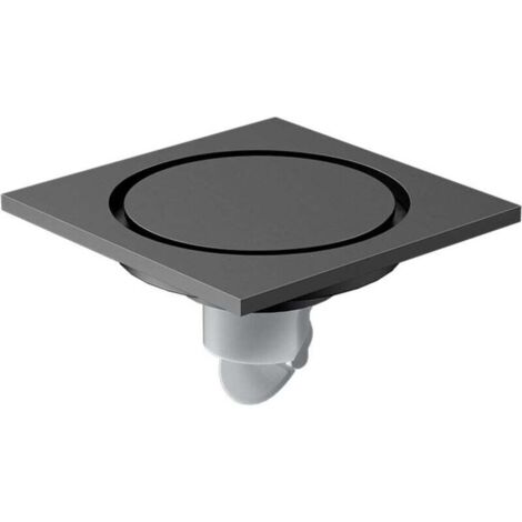 Siphon de sol carré , siphon de sol Shift tout cuivre, tuyau de conversion 40, siphon de sol de douche anti-odeurs